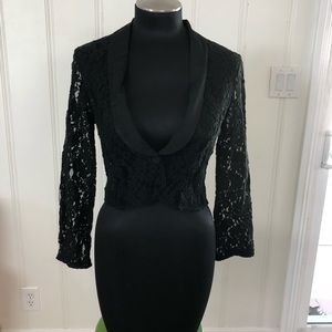 NWOT Chandi & Lia black lace jacket